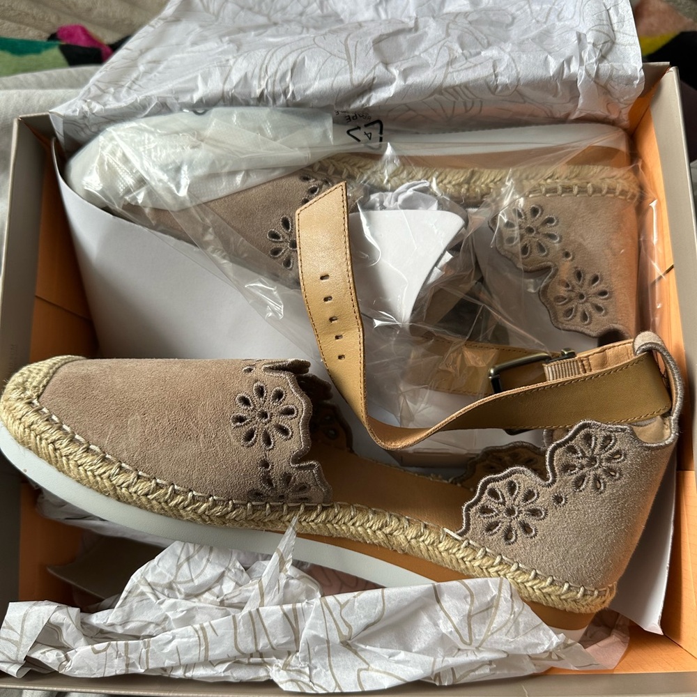 Tan Espadrille Women Shoes